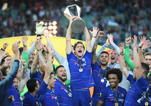 ヨーロッパリーグ決勝の「ロンドン対決」を制したチェルシー photo by Getty Images