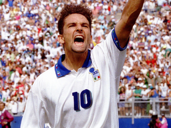 1994年ワールドカップのロベルト・バッジョ