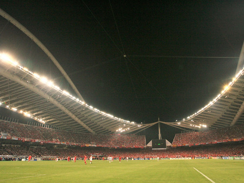 2007年、チャンピオンズリーグ決勝が行なわれたアテネ五輪スタジアム