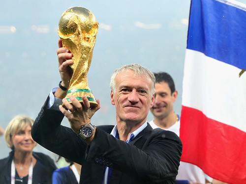2018年ロシアＷ杯を制した時のフランス代表デシャン監督