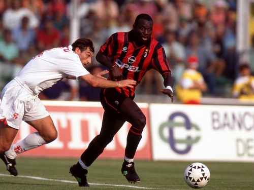 1995年にはアフリカ人として初めてFIFA最優秀選手、バロンドールに選出されたジョージ・ウェア