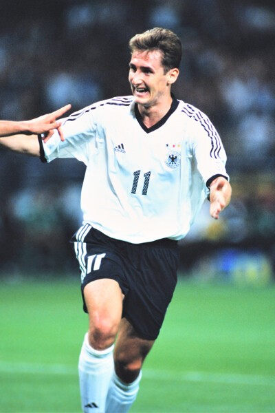 2002年日韓Ｗ杯で得点王となったドイツ代表ミロスラフ・クローゼ
