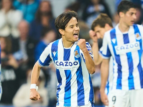 久保建英はスペイン人記者からも今季のベストイレブンに選ばれたphoto by Getty Images