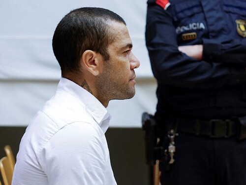 バルセロナの裁判所で懲役4年半の判決を受けたダニエウ・アウベス photo by Reuters／AFLO