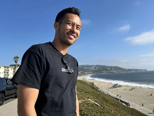 アメリカでの生活が快適だと語る吉田麻也　photo by Ryokai Yoshiko