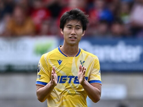 クリスタル・パレスに加入した鎌田大地　photo by Getty Images