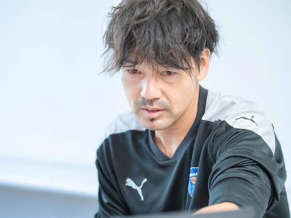 メッシの足の動きを丁寧に解説してくれた　photo by Sano Miki