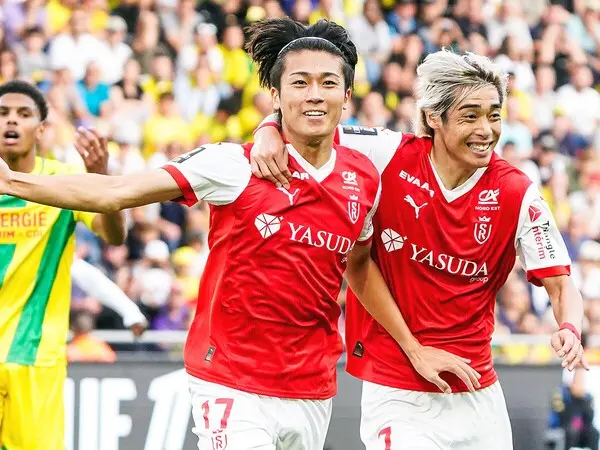 サッカー日本代表に吉報!中村敬斗がフランスで覚醒 伊東純也とのコンビでフィニッシュワークが進化 | web Sportiva (スポルティーバ)