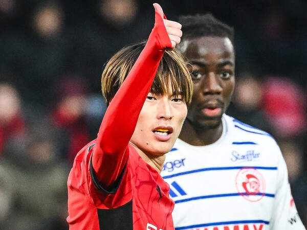 古橋亨梧はフランスリーグでも成功を収められるか　photo by AFLO