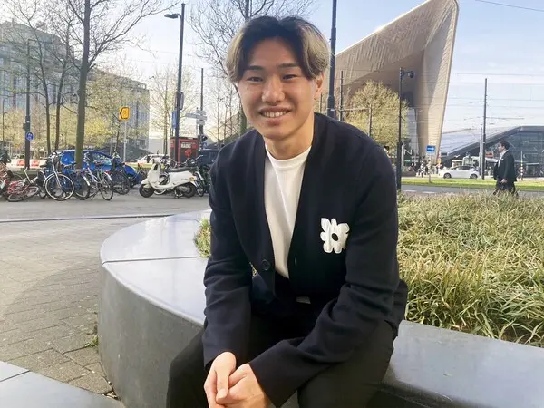 現地オランダで三戸舜介に話を聞いた　photo by Ryokai Yoshiko