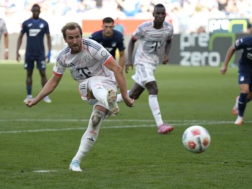 今季開幕からゴールを取りまくっているバイエルンのハリー・ケイン　photo by Getty Images