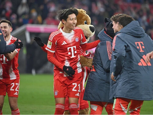 順調に出場時間を伸ばしている伊藤洋輝（バイエルン） photo by AFLO