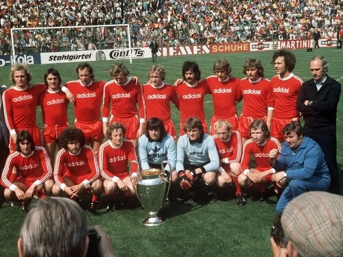 1974年のバイエルンのメンバー　photo by Getty Images