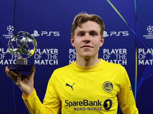 ボデ／グリムトのイェンス・ペッター・ハウゲ。チームの攻撃をリードする　photo by Getty Images