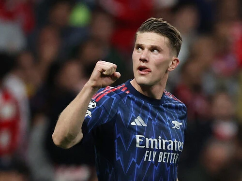 日本が対戦するスウェーデン代表のビクトル・ギェケレシュはアーセナルで活躍中 photo by Reuters／AFLO