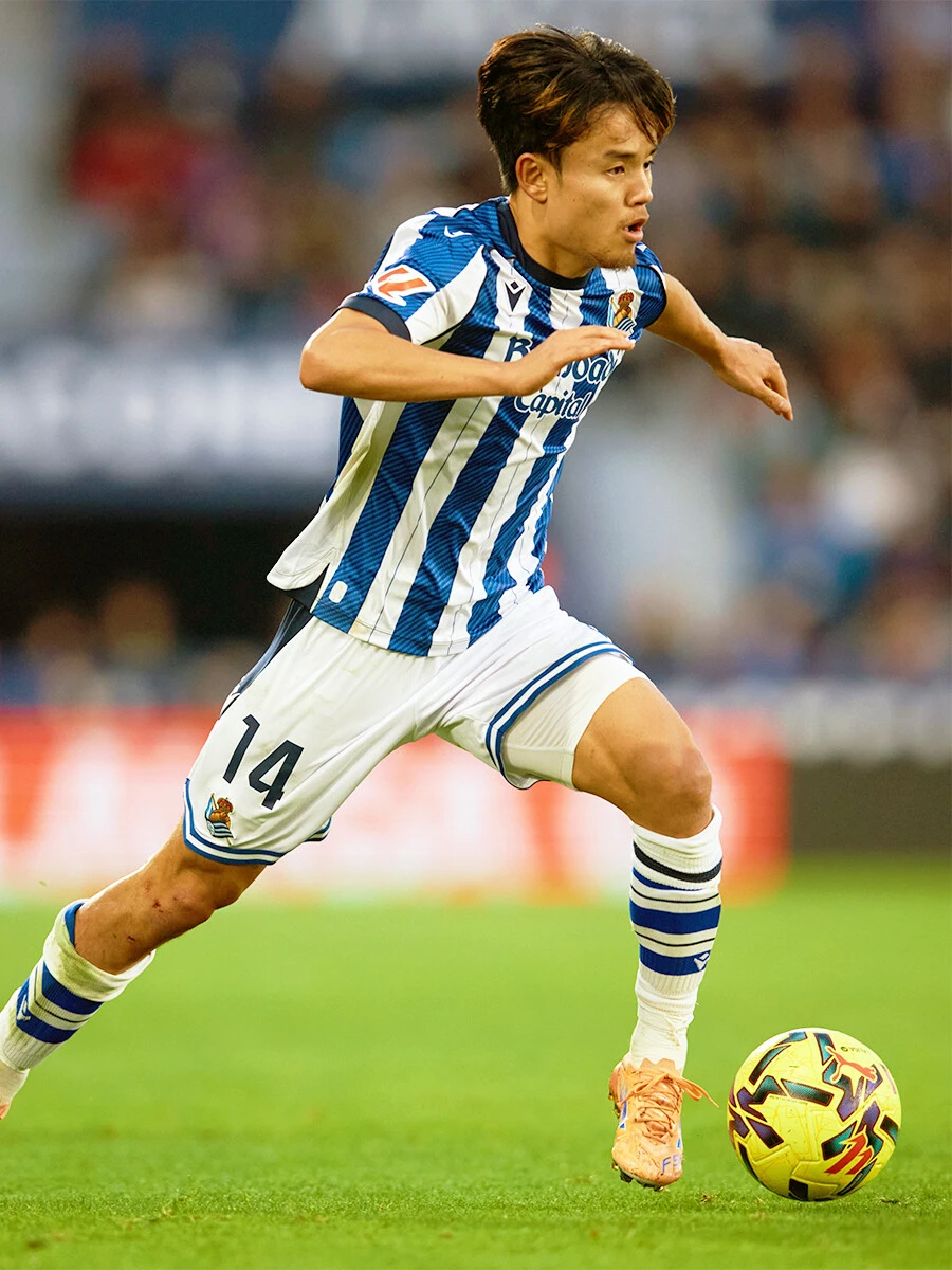 北中米ワールドカップでの活躍が期待される久保建英　photo by AFLO