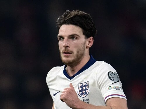 イングランド代表としてＷ杯での活躍が楽しみなデクラン・ライス　photo by Getty Images