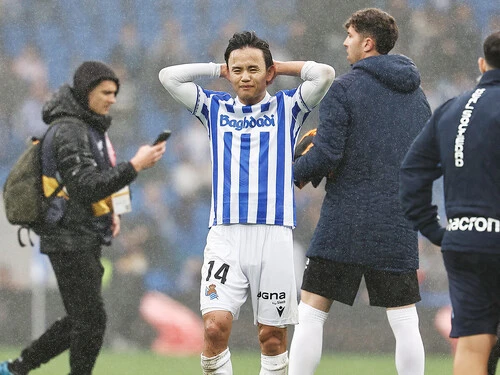 スペイン国王杯決勝アトレティコ・マドリード戦に挑む久保建英 photo by Mutsu Kawamori／MUTSUFOTOGRAFIA