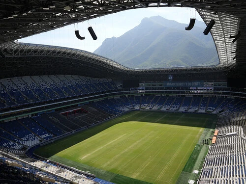 日本がチュニジアと対戦するモンテレイの「エスタディオBBVA」 photo by Kazuhito Yamada/Kaz Photography