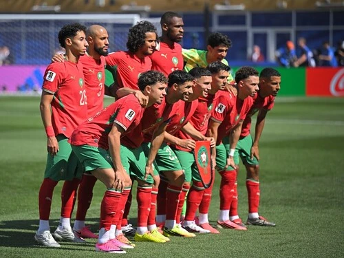 前回Ｗ杯はベスト４、今大会はベスト８まで勝ち上がったモロッコ　photo by JMPA