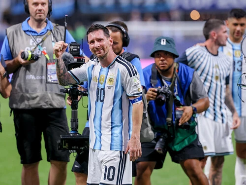 ベナンとの一戦がアルゼンチン代表からの引退試合となるリオネル・メッシ photo by JMPA