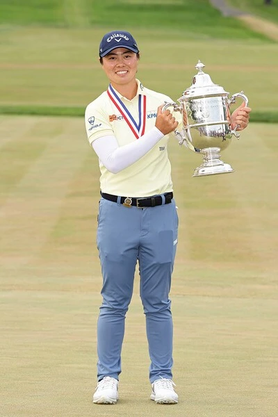 全米女子オープン２度目の優勝を遂げた笹生優花　photo by Getty Images