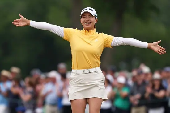 全米女子オープンで２位という好成績を残した渋野日向子　photo by Getty Images