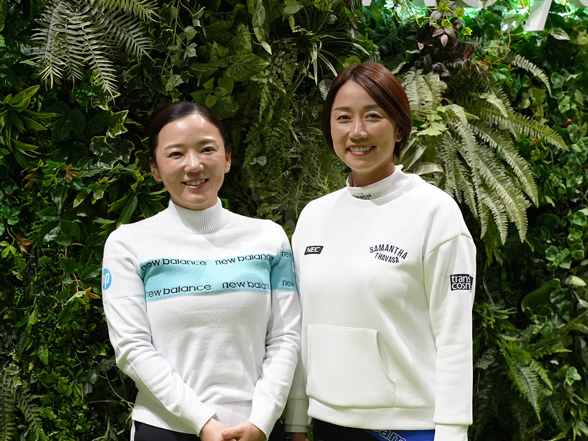 有村智恵が盟友・原江里菜と振り返る2024年の女子ゴルフツアー　上田桃子のツアー撤退は「発表しないと思っていた」