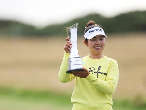 海外メジャーのAIG女子オープンを制した山下美夢有　photo by Getty Images