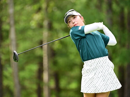 今季ツアー初優勝を飾った佐久間朱莉。現在メルセデスランキングトップを快走中　photo by Getty Images