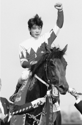 フサイチコンコルドでダービー制覇を飾った藤田伸二騎手。