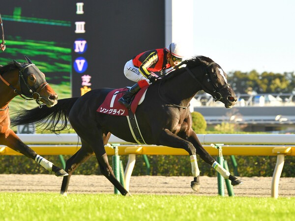 昨年10月、富士Sで22年ぶりとなる３歳牝馬Ｖを飾ったソングライン