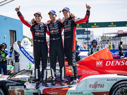 昨年のル・マン24時間レースで優勝したトヨタ
