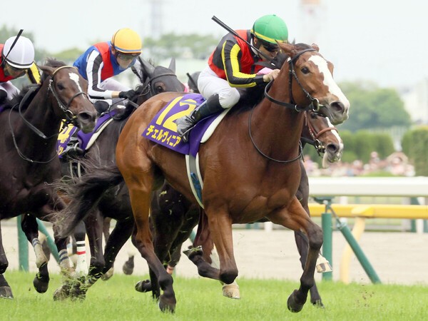 ５月にオークスを制したチェルヴィニア　photo by Sankei Visual