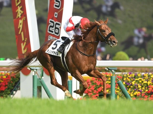 今年の日本ダービーを制したダノンデサイル　photo by Sankei Visual
