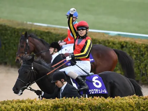 クロワデュノールの二冠達成の可能性は？　photo by Eiichi Yamane/AFLO
