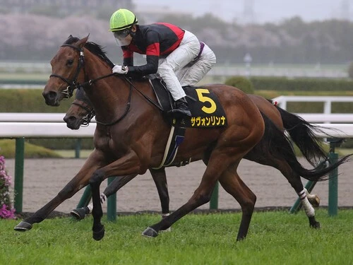 オークスでの大駆けが期待されるサヴォンリンナ　photo by Eiichi Yamane/AFLO