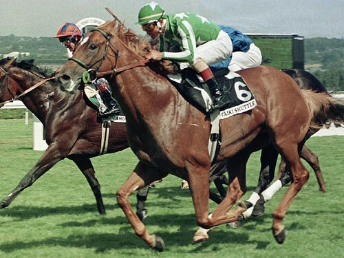 フランスのＧⅠジャック・ル・マロワ賞を制したタイキシャトル　photo by Kyodo News