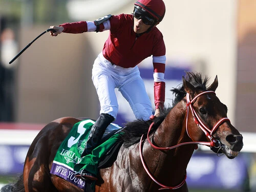 日本調教馬として初めてブリーダーズカップクラシックを制したフォーエバーヤングphoto by Sean M.Haffey/Getty Images