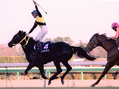 2001年の有馬記念を制したマンハッタンカフェphoto by Kyodo News