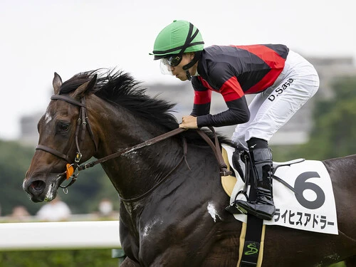 弥生賞での勝ち負けが期待されるライヒスアドラー　photo by Koichi Miura