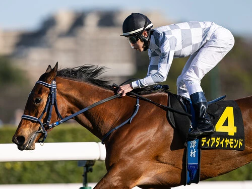 アネモネＳを快勝したディアダイヤモンド　photo by Koichi Miura