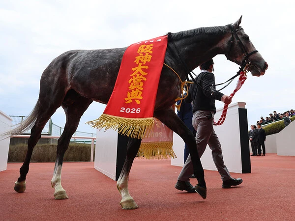 前走の阪神大賞典を勝利したアドマイヤテラ　photo by Sankei Visual