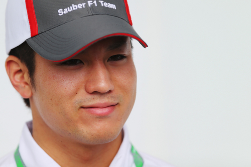 日本GPで、ザウバーのリザーブドライバーとしてチームに帯同した佐藤公哉