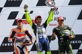 【MotoGP】スーパースター復活。ロッシがオランダで２年９カ月ぶりの優勝