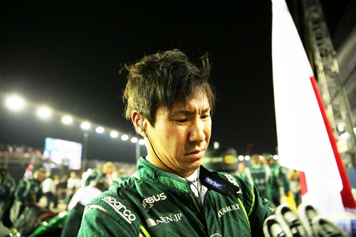 シンガポールGPでは決勝でリタイア。日本ＧＰ出走は未定の小林可夢偉