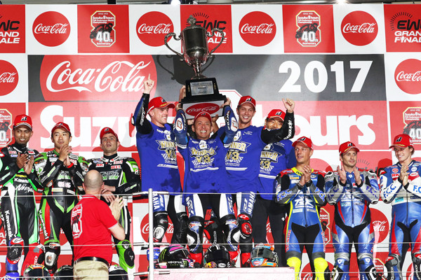 ３年連続で鈴鹿８耐を制したヤマハファクトリーレーシングチーム