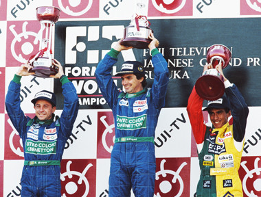 亜久里の3位と、モレノの涙。苦労人たちの1990年日本GP表彰台