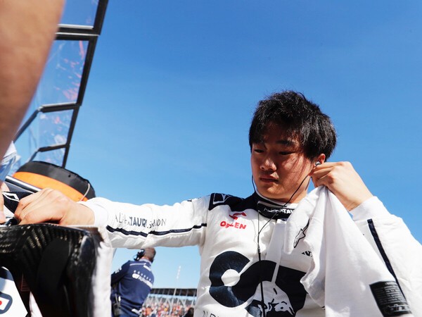 今季初ポイントを獲得した角田裕毅の表情は冴えない