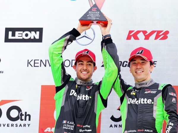 ジュリアーノ・アレジがスーパーGT初優勝　photo by Yoshida Shigenobu